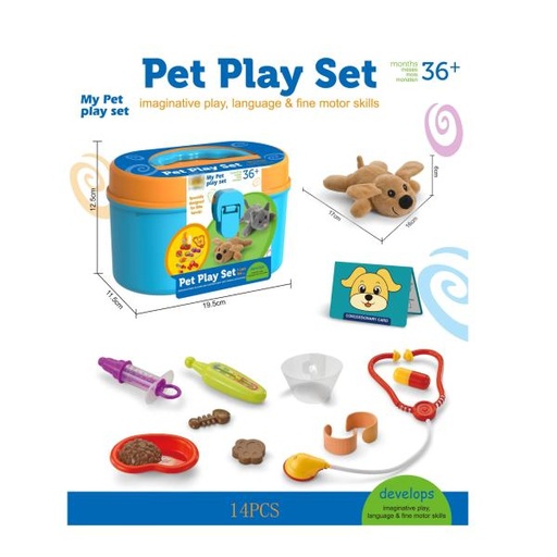 [WWKJ27A4] Set de Jugo de Mi Mascota Veterinaria 3a+ (458351)