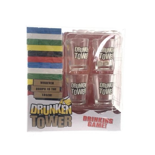 [WWMS20454C] Juego de Mesa Torre de Colores Drinking Game 18a+