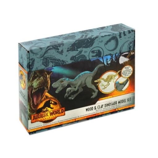 [RS930052] Dinosaurio De Madera Para Moldear en Arcilla 3a+