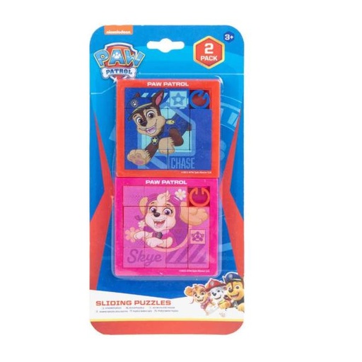 [RS970078] Set De Dos Rompecabezas Deslizantes Paw Patrol 3a+