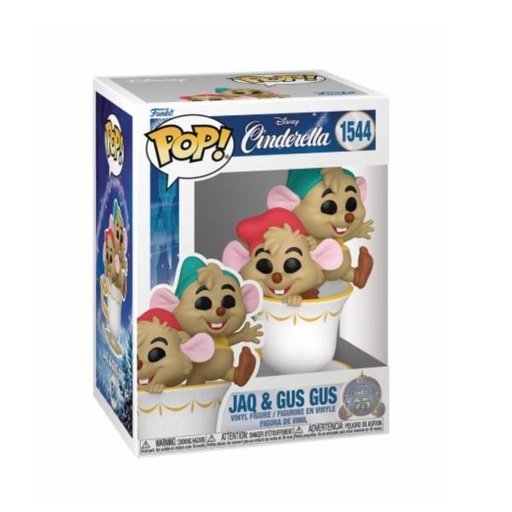 [FK83458] Figura Funko Pop! Disney Cinderella (1544) Jaq & Gus Gus 3a+