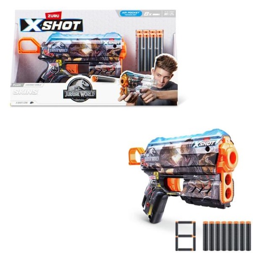 [ZU36755] Lanzador de Dardos de Espuma S-Shot Jurassic World 8a+