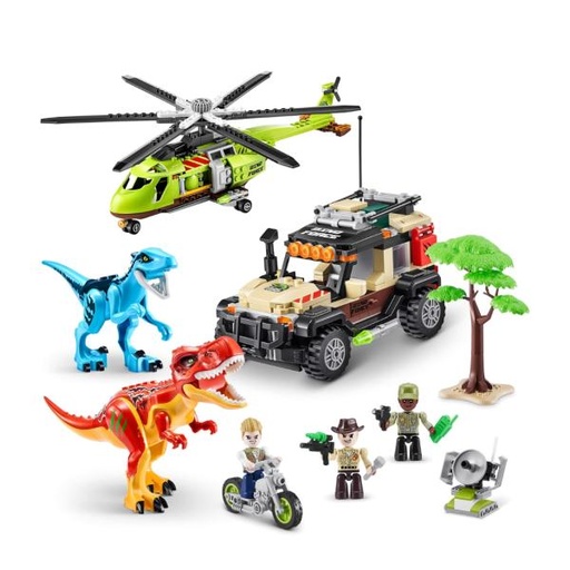 [ZU83156] Bloques para Construir Dino Aventura 592Pzs 6a+