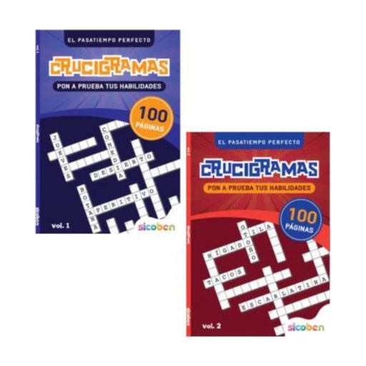[ES2387] Libros de Colección El Pasatiemo Perfecto Crucigramas Surt/2