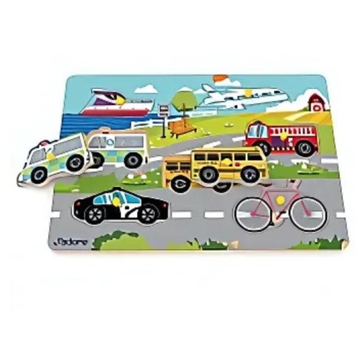 [JD842039] Figuras de Vehiculos para Encajar 1 1/12a+