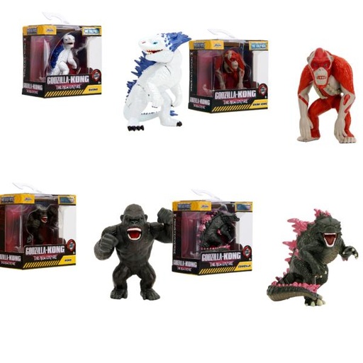 [JA84193] Figuras Metalfigs 2.5 de Godzilla x Kong The New Empire Displ/12 Surt/4 8a+