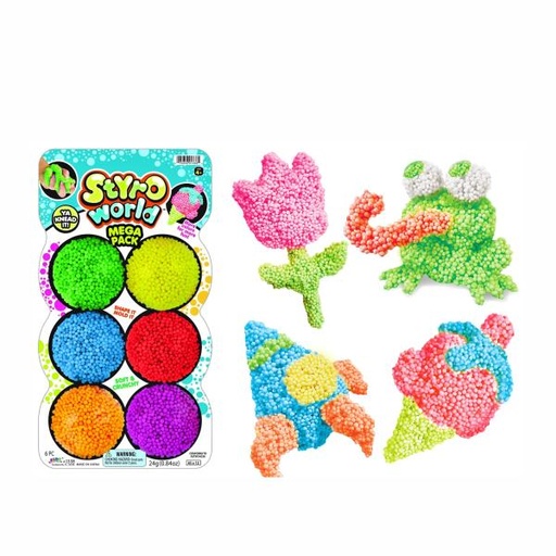 [JU1338] Set de Moldeado de Espuma de Poliestireno Sensorial 3a+