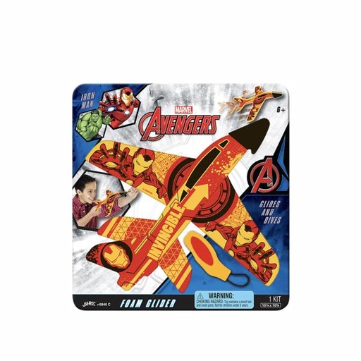 [JU6840] Avion de Foam de Marvel Avenger Diospl/18 Surt/3 6a+