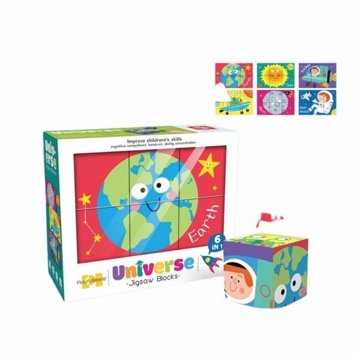 [WW88745] Rompecabezas del Planeta Tierra 6Pzs 3a+