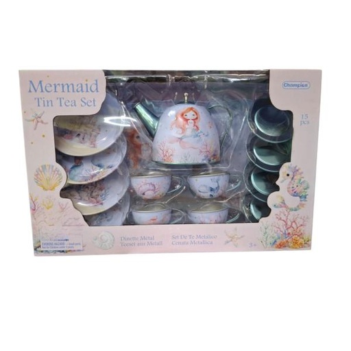 [CM41321] Set Té Metálico 15 pzs 3a+