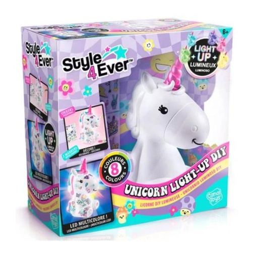[CTOFG293] Figura de Unicornio con Luz para Decorar 6a+