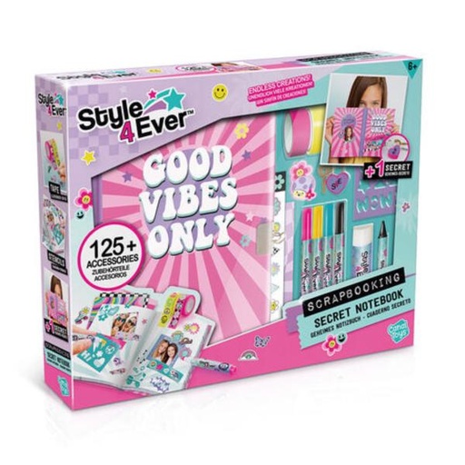 [CTOFG298] Cuaderno para Personalizar con Cintas y Stickers Style 4Ever 6a+