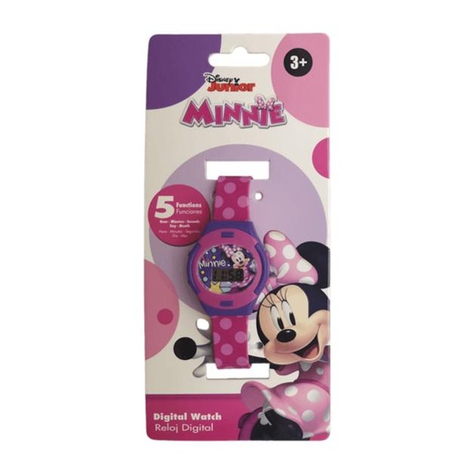 [PI11781MN] Reloj Digital LCD con Luces Parpadeantes Disney Junior Minnie 3a+