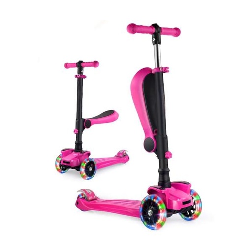 [YXWWX805] Scooter de Tres Ruedas con Asiento Surt/2 con Luz 3a+(458030)