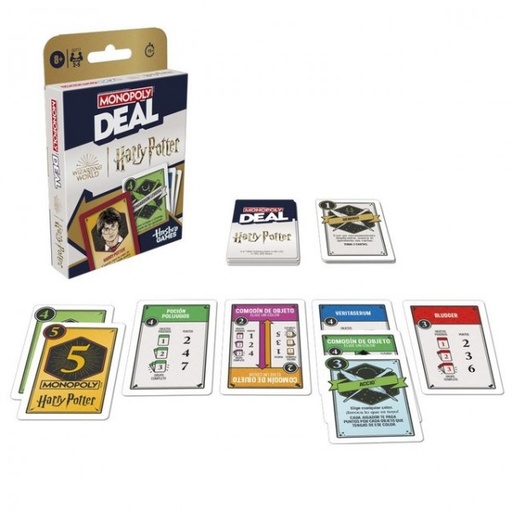 [HBG0717] Juego de Mesa Monopoly Deal de Harry Potter 8a+
