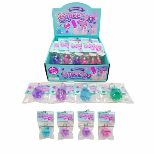 [HY10780A] Llavero Squeezy-O de Perfumes Displ/24 Surt/8 3a+