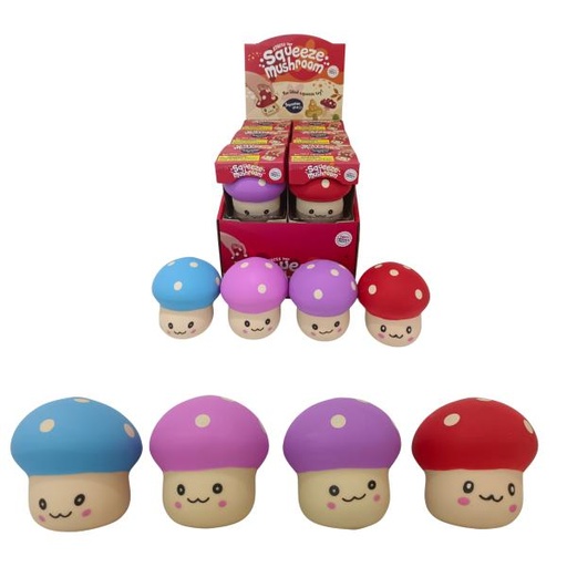 [HY10789] Squeeze en Forma de Champiñón Displ/12 Surt/2  3a+