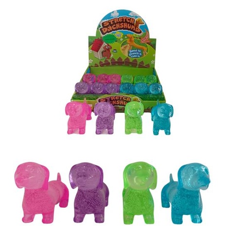 [HY10819G] Squeeze de Perro Salchicha y Brilla en La Oscuridad Displ/12 Surt/4 3a+