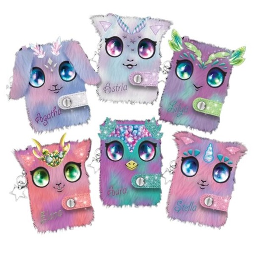 [SX11455] Cuaderno Mini Aterciopelado Displ/24 Surt6 6a+