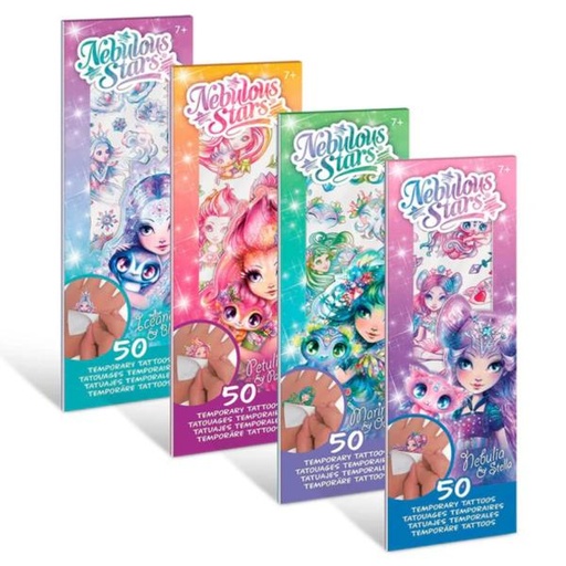[SX11458] Tatuajes Temporales Nebulous Stars Displ/48 Surt/4 7a+