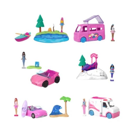 [MTJLG67] Muñeca Barbie Mini Land Displ/8 Surt/6 4a+