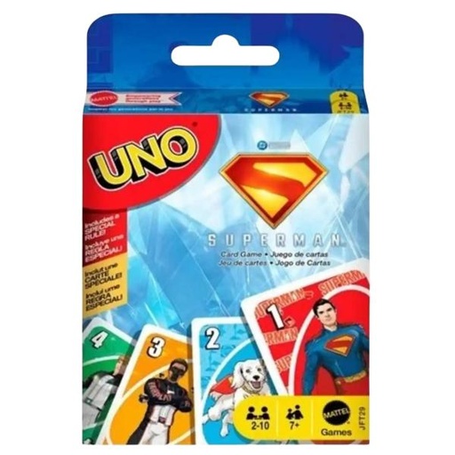 [MTJFT29] Juego de Mesa UNO de Superman 7a+