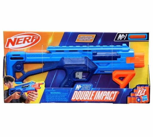 [HBG0880] Lanzador Nerf Double Impacto 8a+