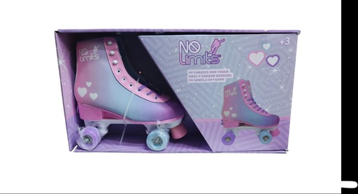 [YX1262CO3942] Patines 4 Ruedas Adjustables de Corazones Talla 39-42 (59747)