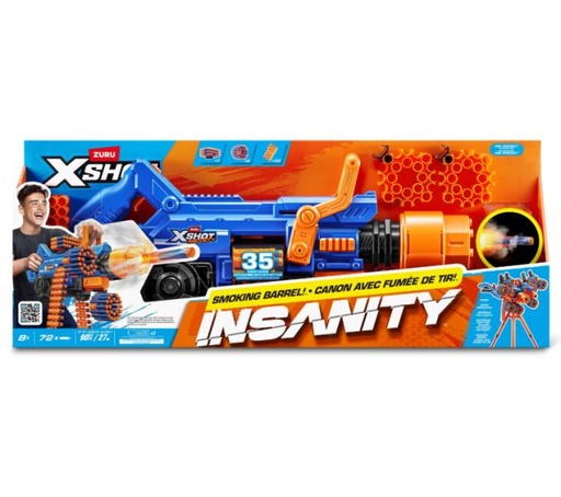 [ZU36823] Lanzador de Dardos Insanity Cañon X-Shot 8a+
