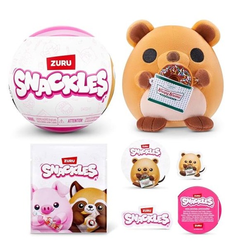 [ZU77689] Peluche con Snackles Sorpresa Displ/15 3a+