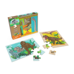 [BT6070468] Rompecabezas 3en1 de Jurassic World 3a+