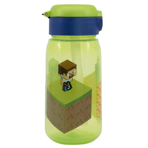 [SR40442] Botella con Pajilla de MiniCraft 510ml