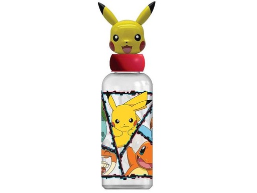[SR10127] Botella con Tapa 3D Pokémon Pikachu 560ml