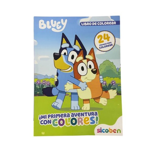 [ES0526] Libro Mi Primera Aventura de Colores con Bluey