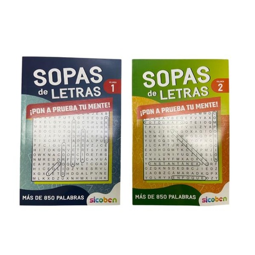 [ES8551] Libro Desafío de Palabras Sopa de Letras Surt/2