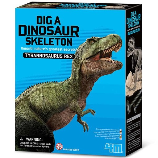 [4M3221] Kidz Labs Cava y Arma Tu Fósil Tyranosaurus Rex 8+