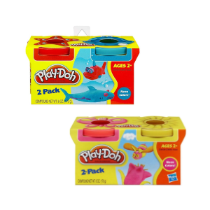 [HB23655] Plasticina Play-Doh 2Pack Surt/2 Color Neón 2A+