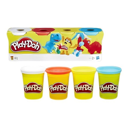[HBB5517] Plasticina Play-Doh Pack de 4 Colores 2a+ Caja 8unds(venta individual)