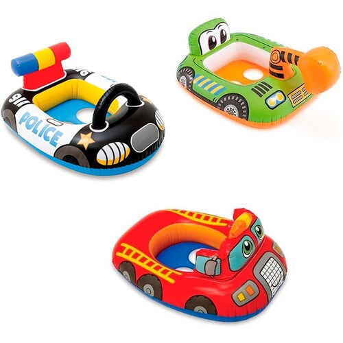 [INT59586] Flotador Asiento en Forma Vehículo 73x58cm Surt/3 1-2 años.