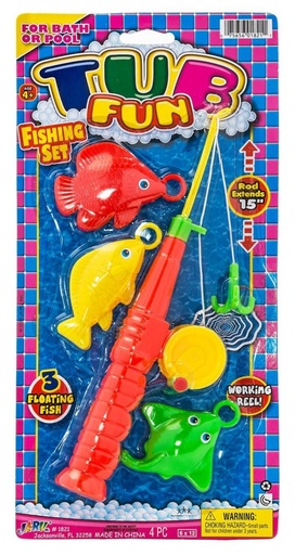 [JU1821] Juego de Pesca para Baño o Piscina 4a+ S/3