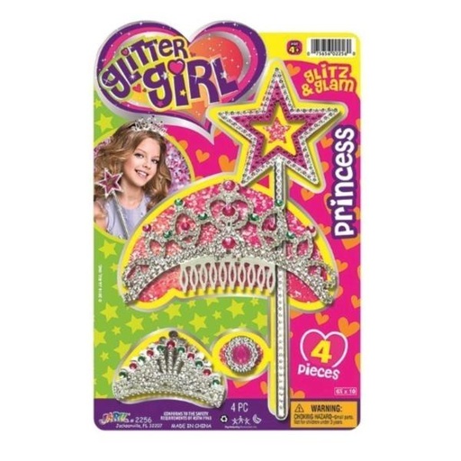 [JU2256] Accesorios de Princesas en Set 4pzs 4a+