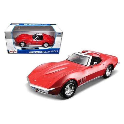 [MB31202] Carro Corvette® Rojo 1970 Esc:1:24 3a