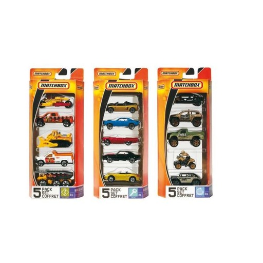 [MTC1817] Carros Matchbox Set de 5 Surt/6