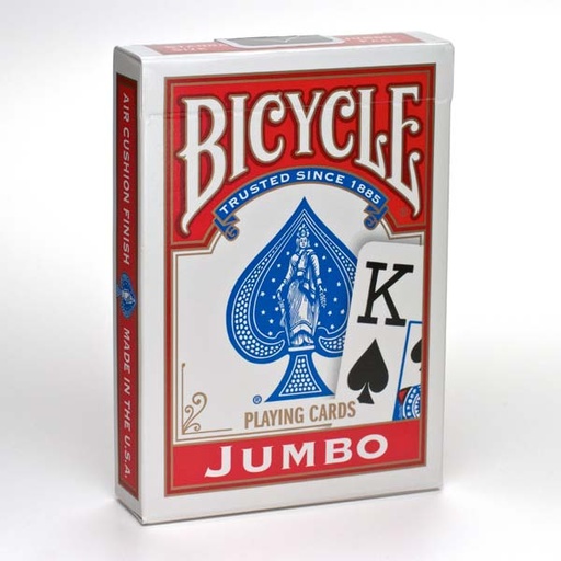 [NP88] Baraja Bicycle Jumbo Rojo-Azul Surt/2 Display/12 cartas