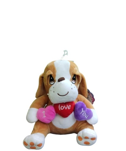 [PI16672] Peluche Samuel y Miel con Corazon 9 Surt/2 3+