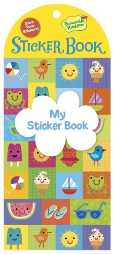 [PKSTB3] Libro para Calcomanías Pequeño Amarillo 3a+