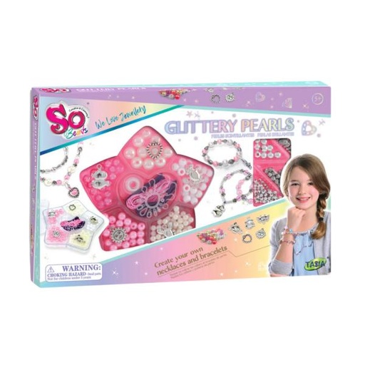 [TA08011] Set de Abalorios, Perlas y Dijes Preciosos 8a+