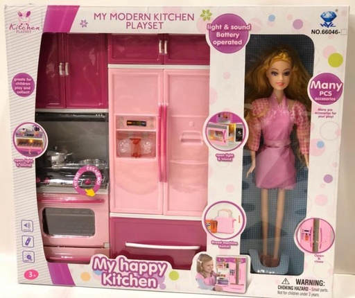 [WW660463] Mini Set de Cocina para Muñeca 3a+