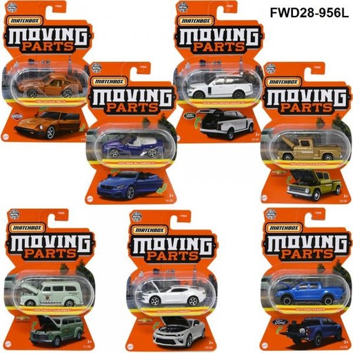 [MTFWD28] Carro Matchbox Movin Parts Blister Surt/6 3a+