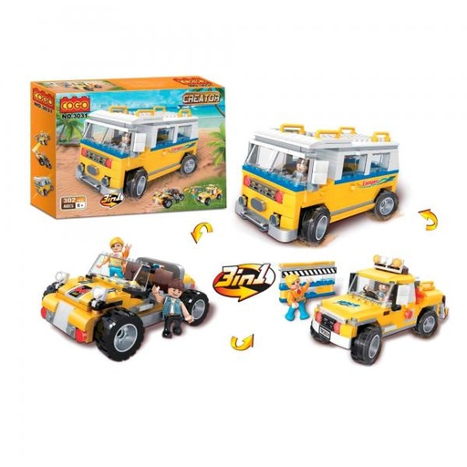 [CO3031] Camper Creator 3en1 Armable 302pzs 6a+